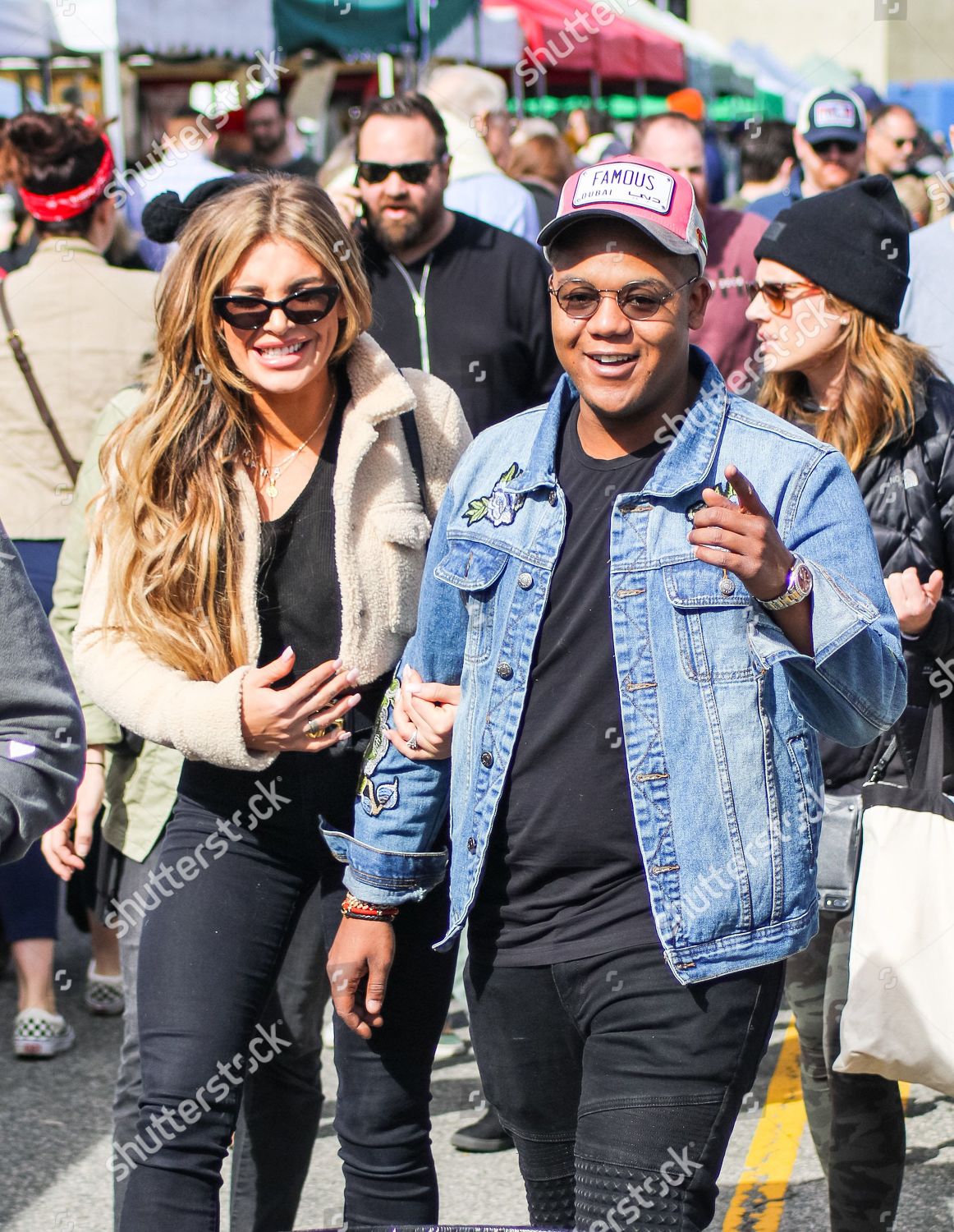 Hana Giraldo Kyle Massey Farmers Market Foto editorial Imagem de