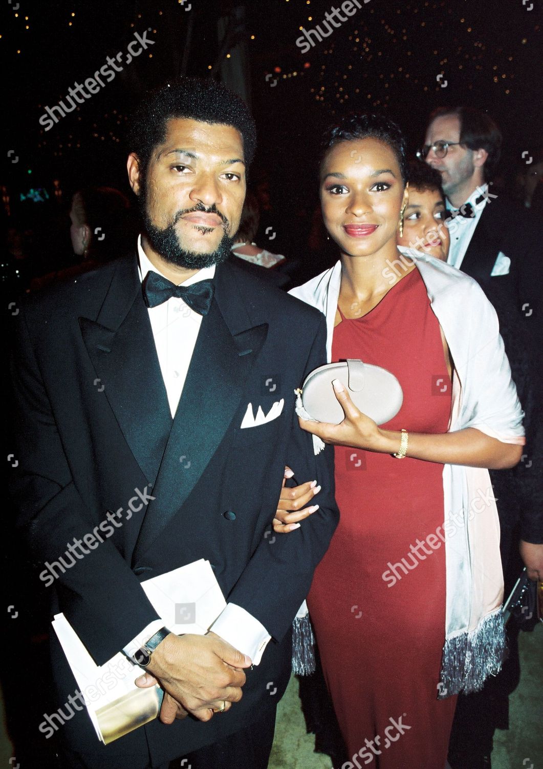 LAURENCE FISHBURNE WIFE HAJNA O MOSS Editorial Stock Photo Stock