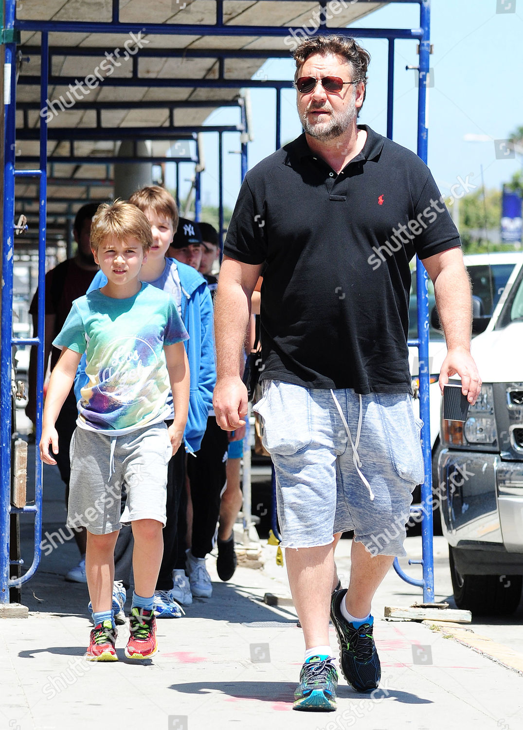 Russell Crowe Tennyson Spencer Crowe Charles Spencer Editorial Stock