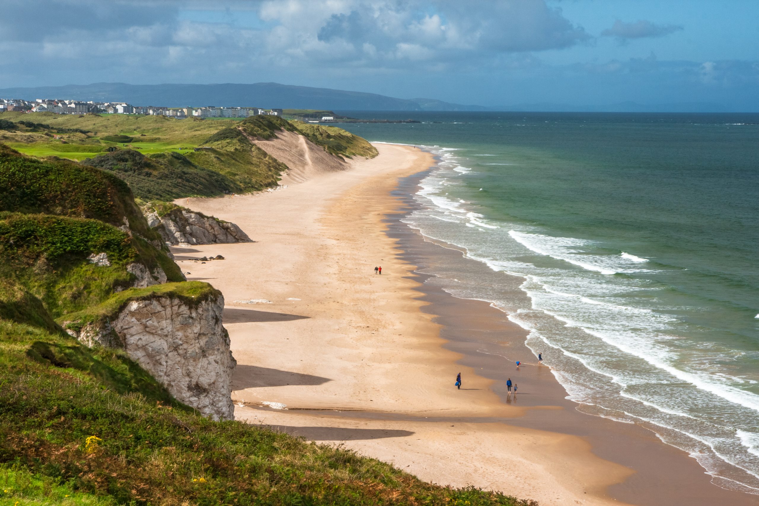 Portrush seaside resort town in Northern Ireland