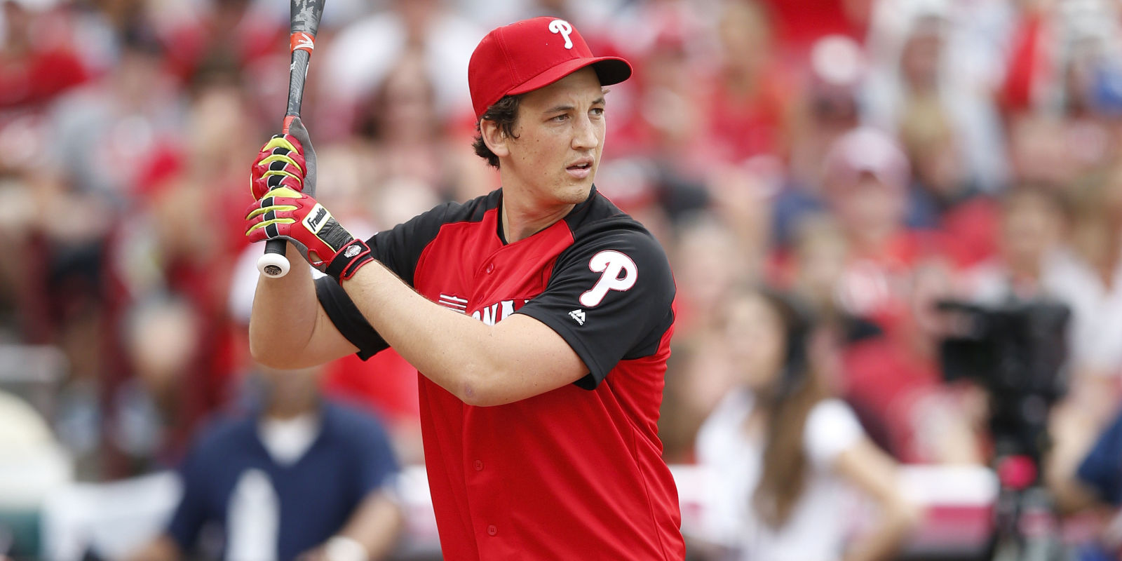 Miles Teller All Star Softball Game Miles Teller on Baseball and Pete