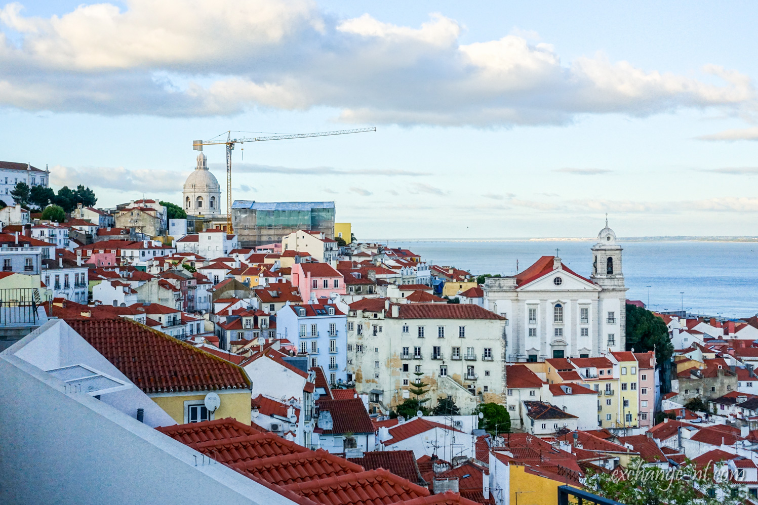 里斯本聖露西亞觀景台景觀 View from Miradouro de Santa Luzia, Lisbon