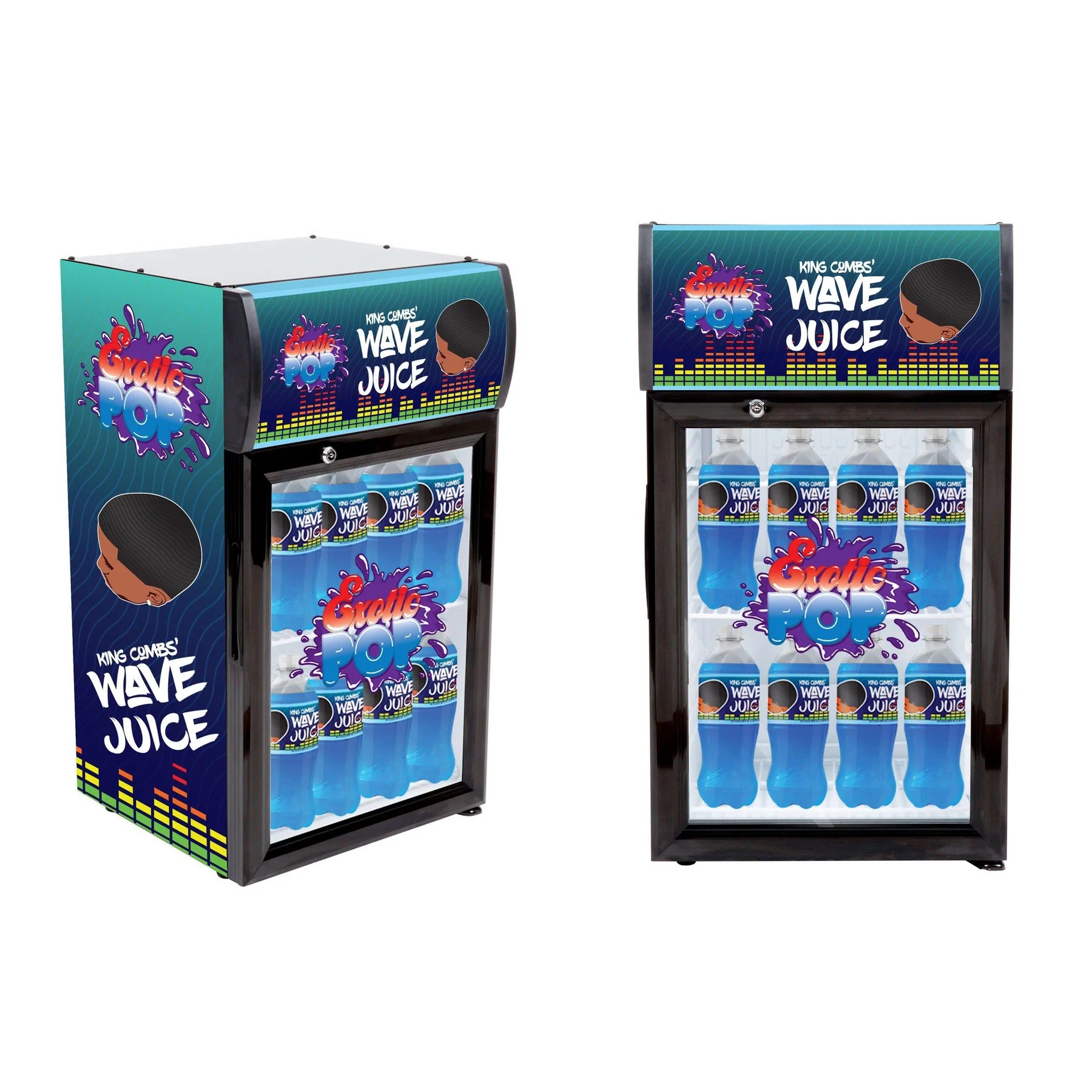 King Comb's Wave Juice Counter Cooler Exotic Pop Distribution, LLC