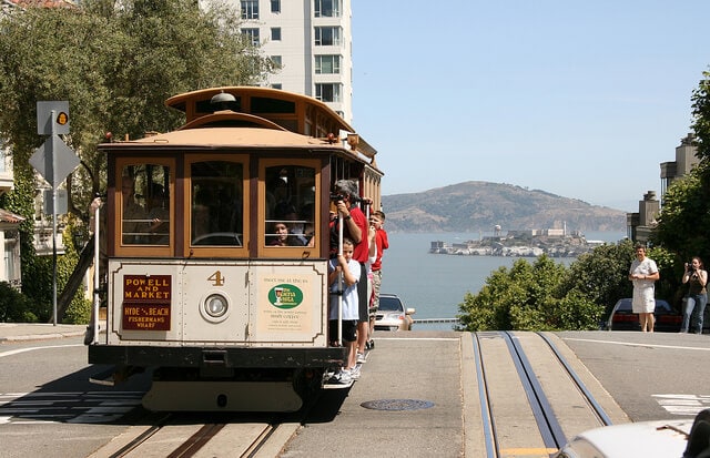 Muni Cable Car at San Francisco, CA