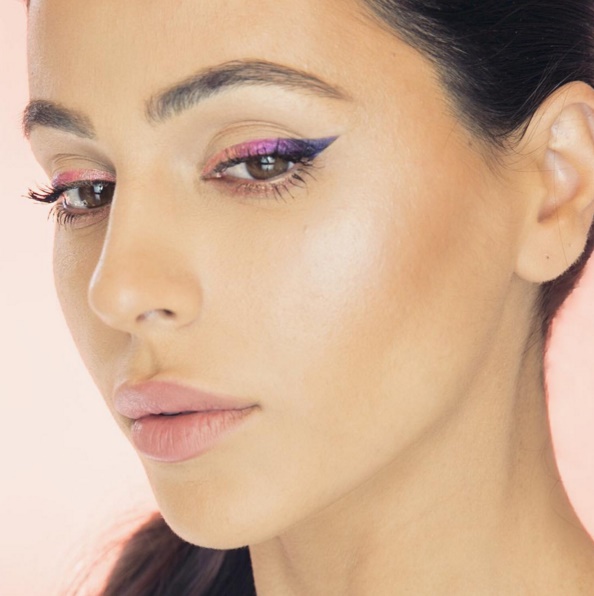 Refreshing summer makeup by Teni Panosian, alluring ombré