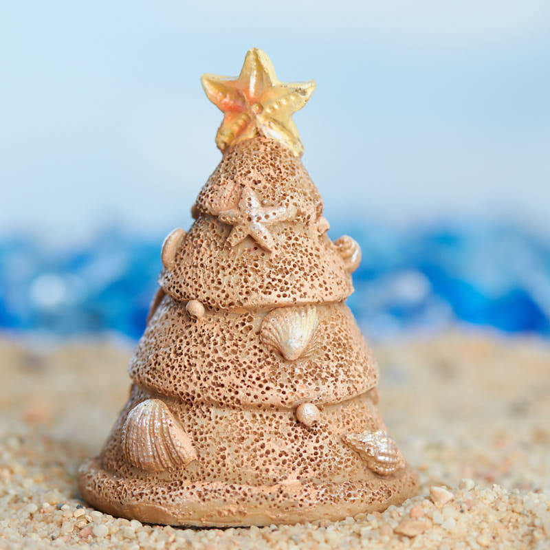 Miniature Beach Sand Christmas Tree Christmas Miniatures Christmas