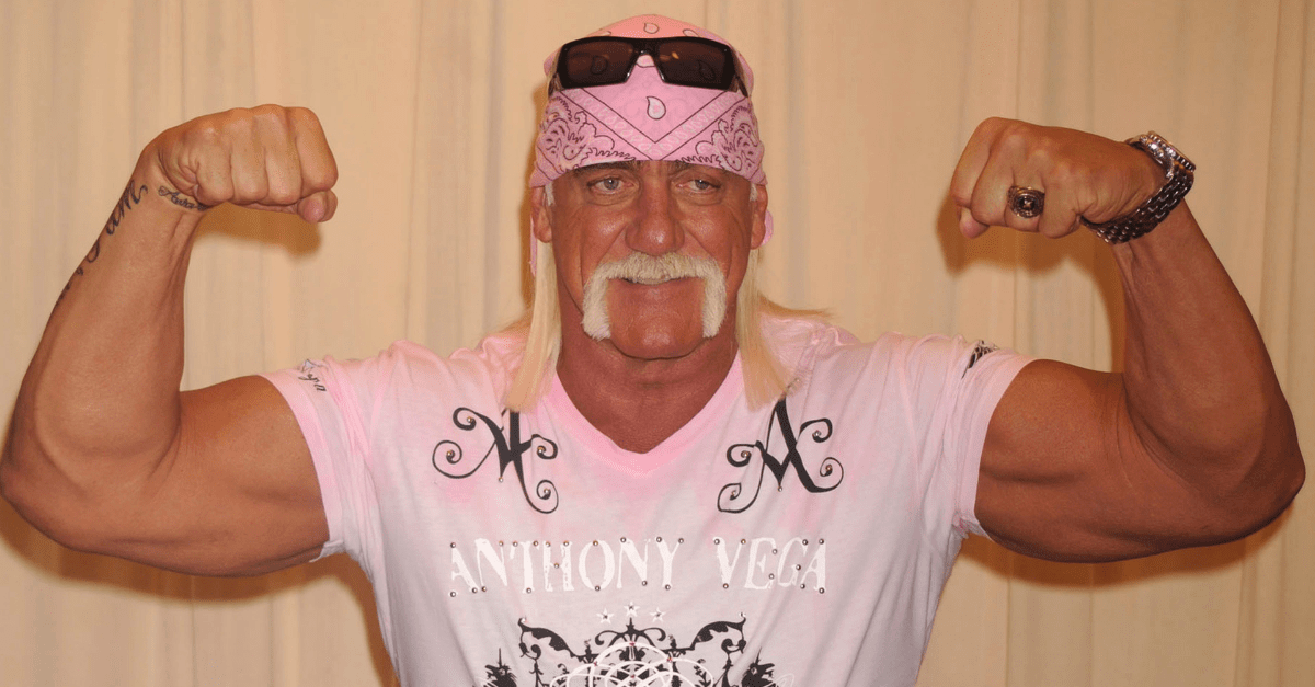 Hulk Hogan's Massive Size Makes NFL Linemen Look Like Little Kids FanBuzz