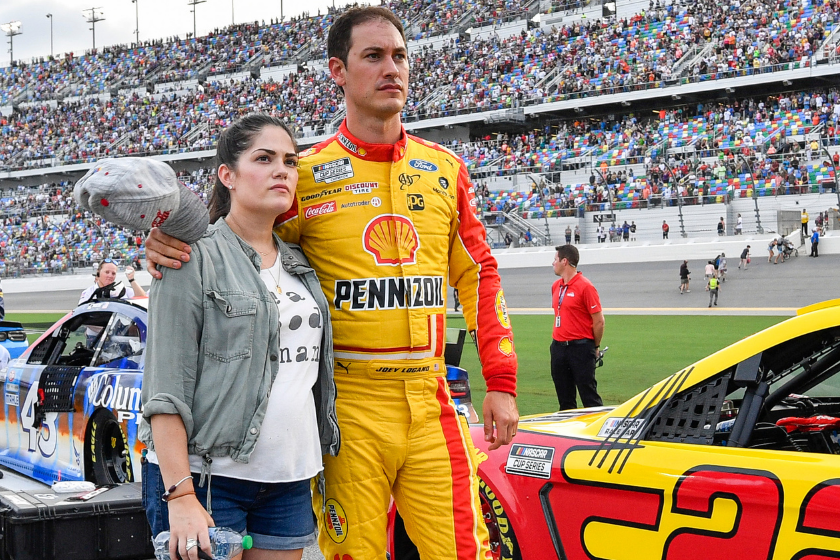 Joey and Brittany Logano Met at His Family's Ice Rink, and Today They