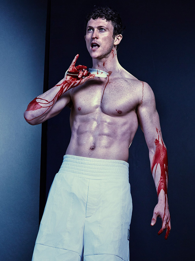 Actor Jonathan Tucker Gets Bloody in "Fashion Kills" (EDITORIAL