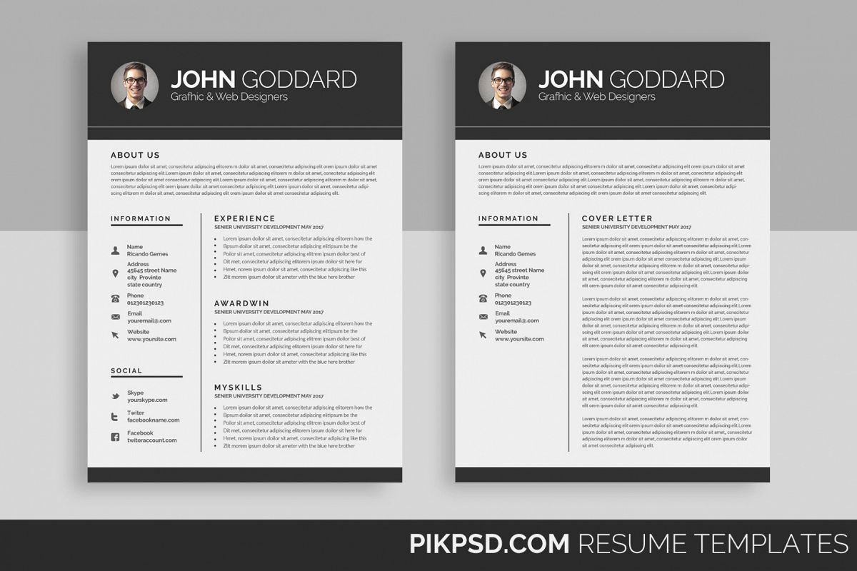 Resume/CV (2 Page)