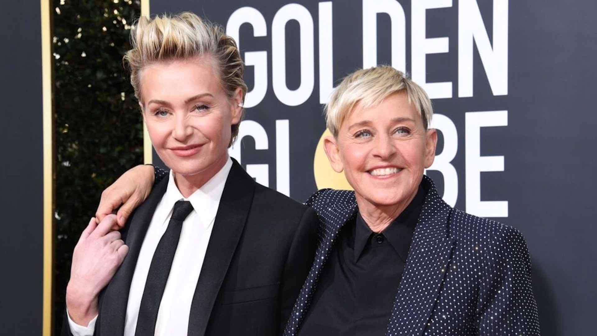 Ellen DeGeneres and Portia de Rossi Signs their marriage is on the rocks? Film Daily