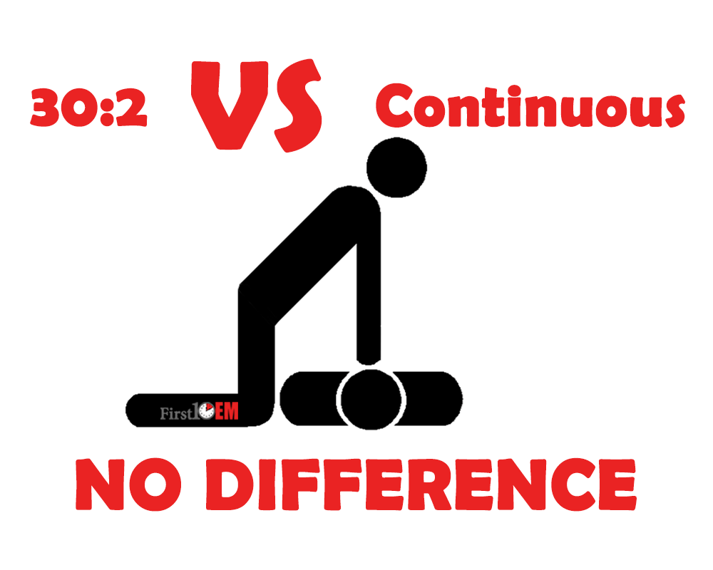 Acls Continuous Chest Compressions Versus Standard 30 2 Cpr First10em