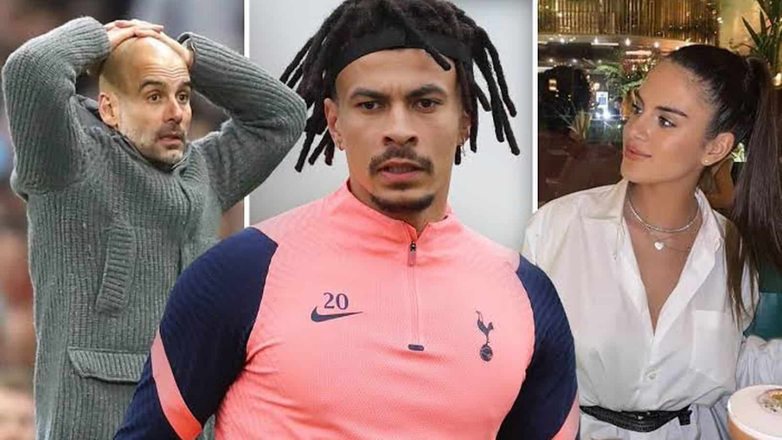 Tottenham midfielder Dele Alli seen kissing Pep Guardiola's daughter