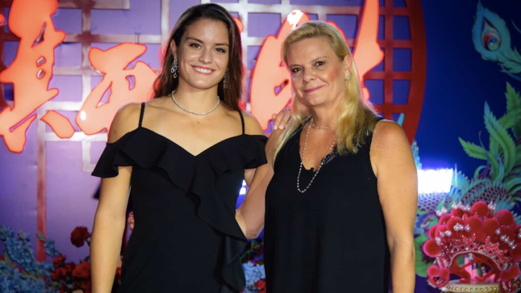 Maria Sakkari with mother Angeliki Kanellopoulou