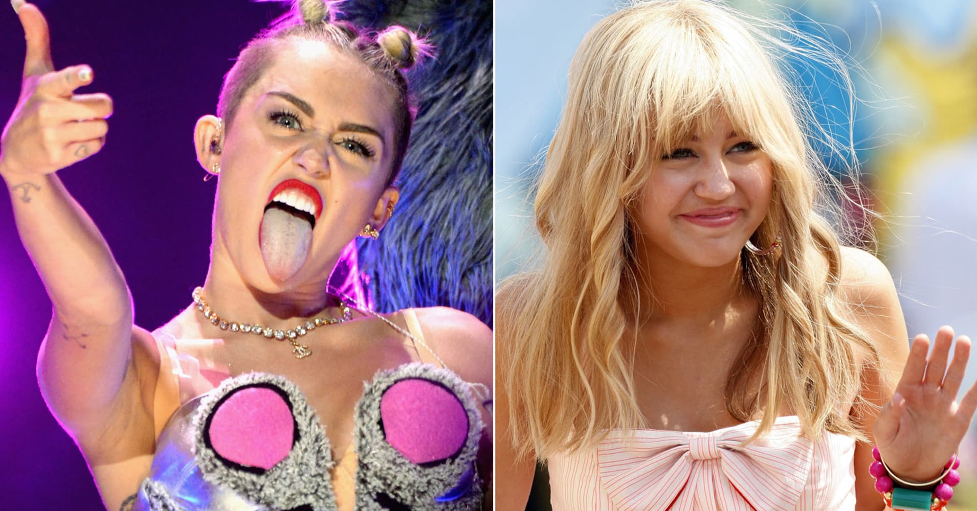 Miley Cyrus vs. Hannah Montana The stock charts