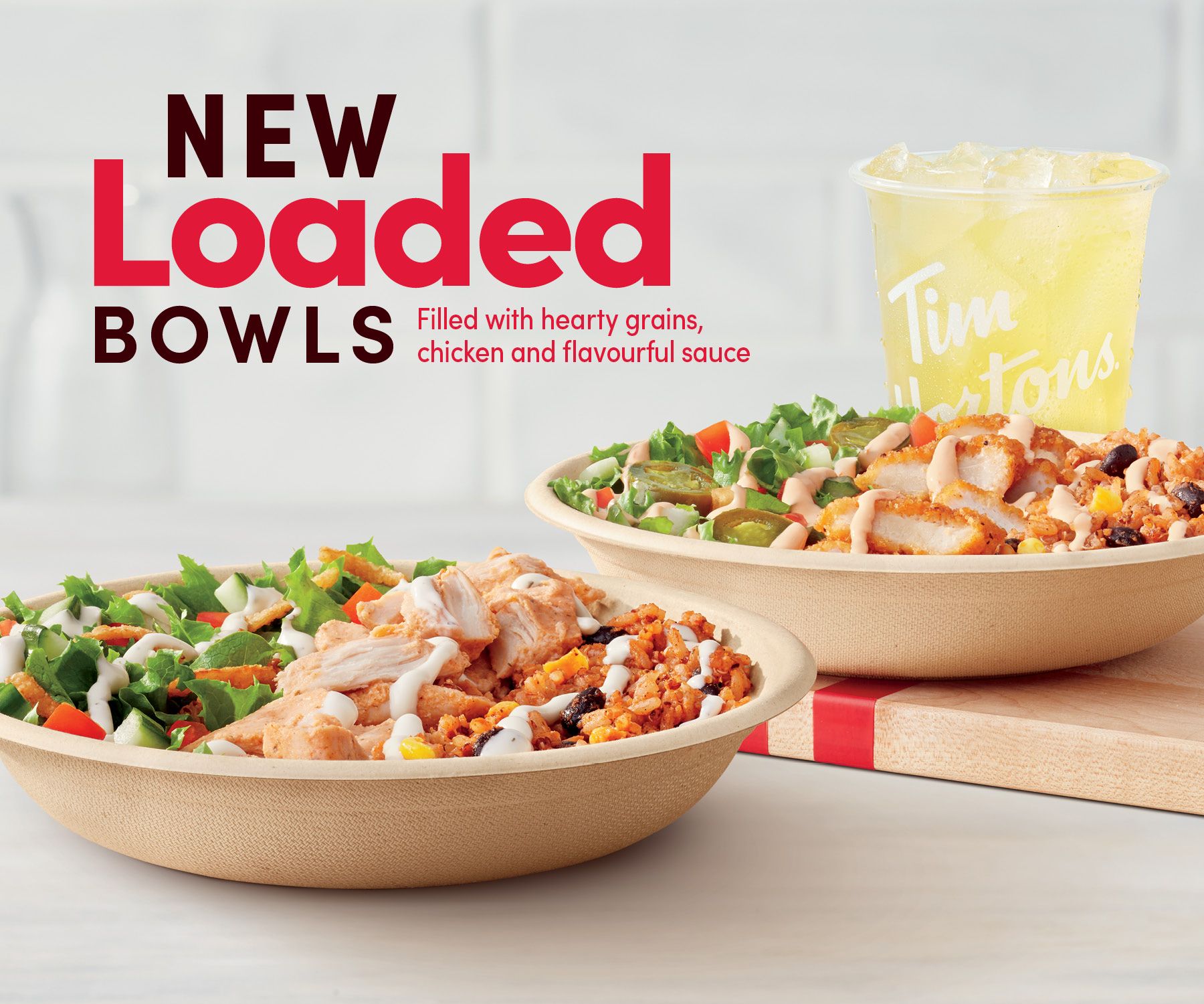 Tim Hortons Canada New Loaded Bowls in Cilantro Lime and Habanero