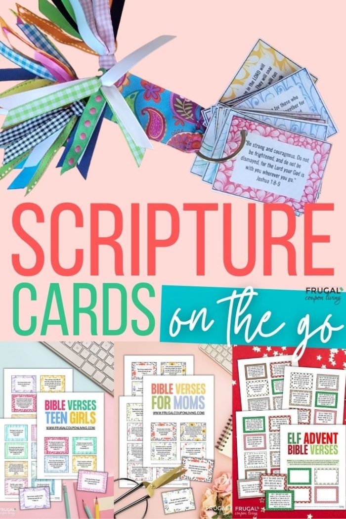 Scripture Cards Printable on the Go Craft