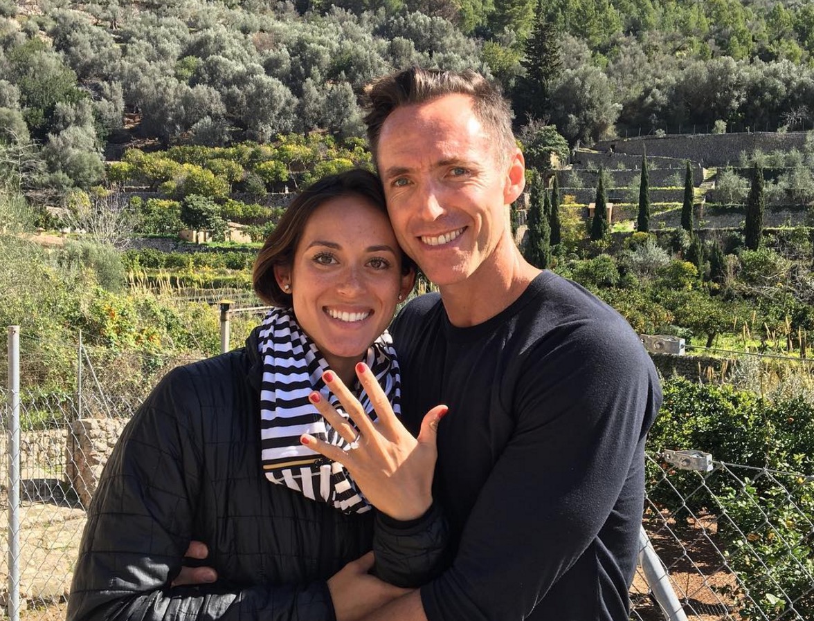 Steve Nash announced his engagement to Lilla Frederick with this