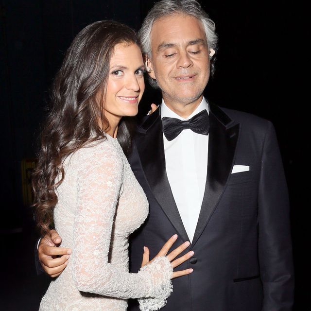 How beautiful is Andrea Bocelli's wife! She's 25 years younger than him