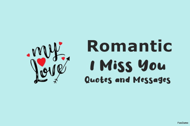 165 Romantic I Miss You Quotes and Messages FunZumo