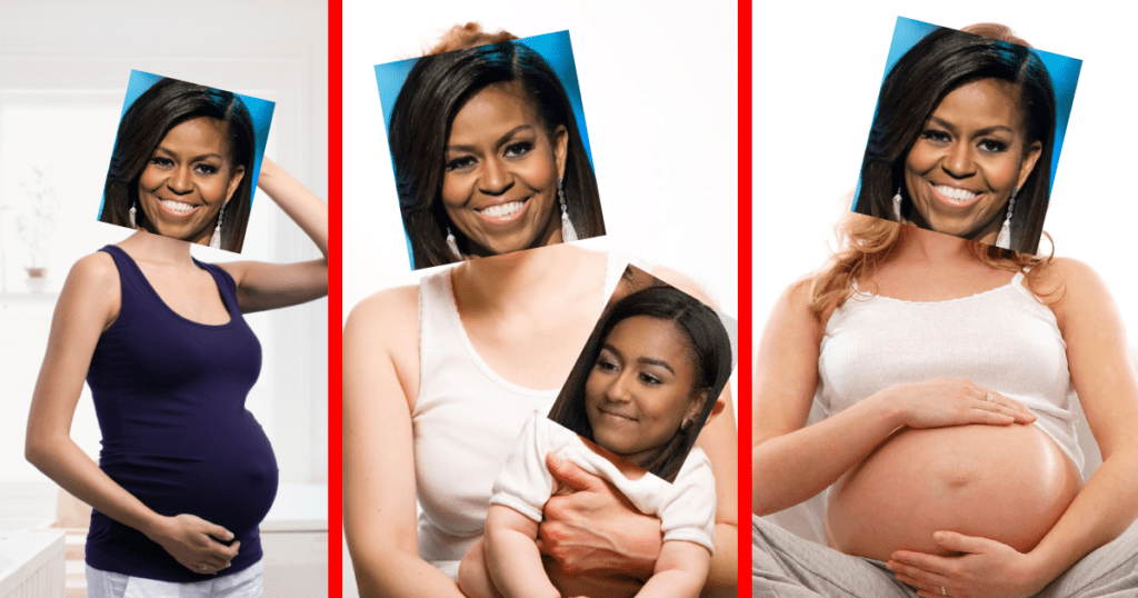 Obamas release old photographs of pregnant Michelle • Genesius Times