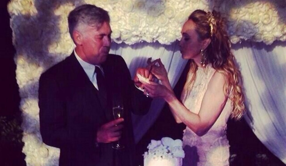 Carlo Ancelotti Secondo matrimonio con la compagna Mariann Barrena McClay