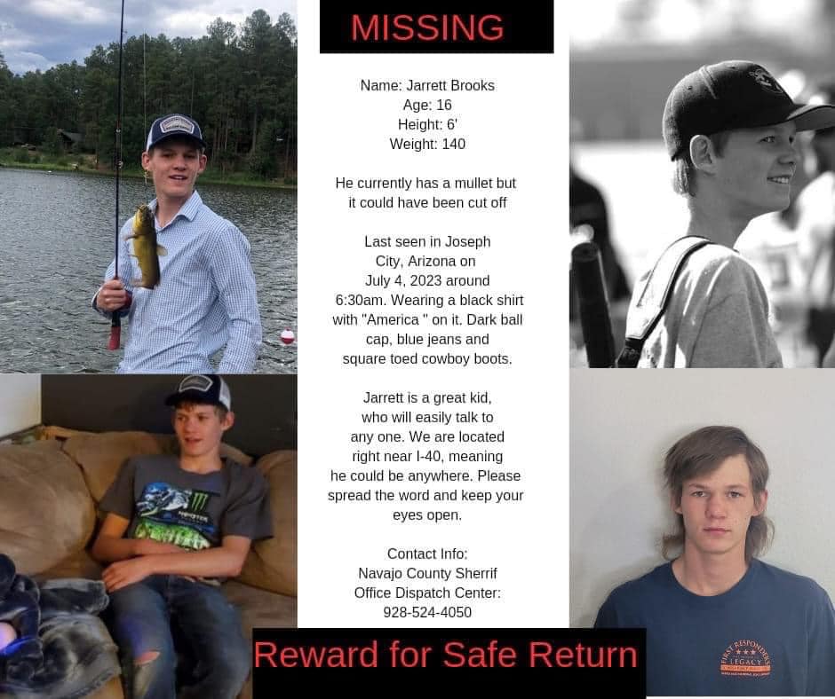 Juab County Sheriff shares missing juvenile notice for Arizona boy