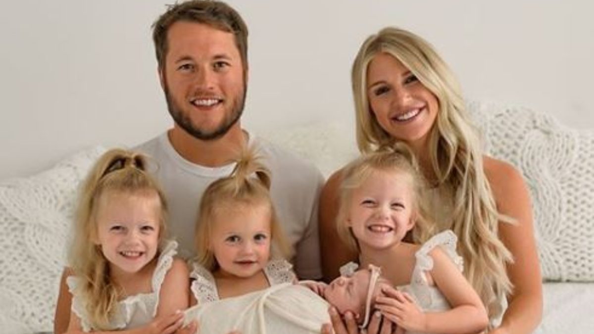 Meet Matthew Stafford children Tyler Hall, Chandler, Sawyer and Hunter Hope