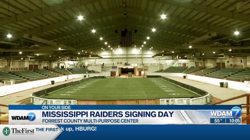 Hattiesburg’s arena football team holds signing day ahead of first game