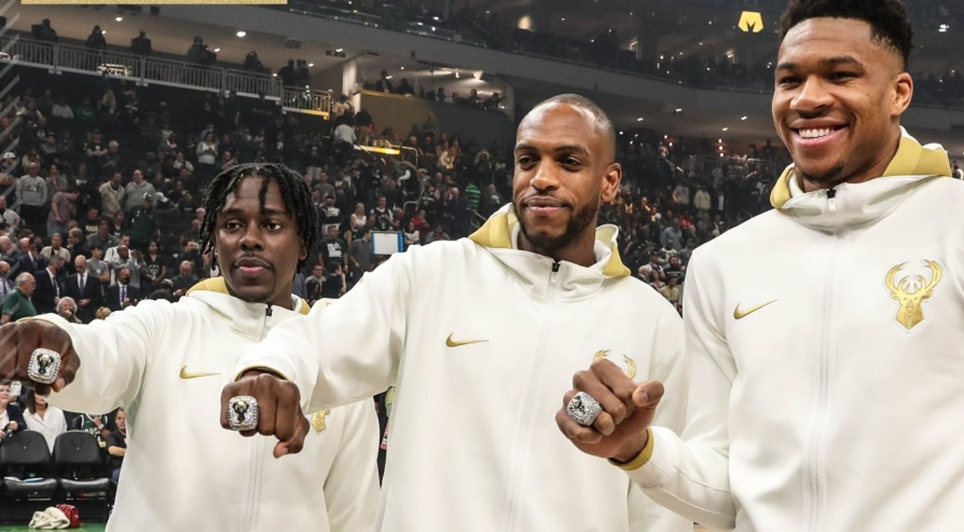 Giannis Antetokounmpo Gets His First Championship Ring