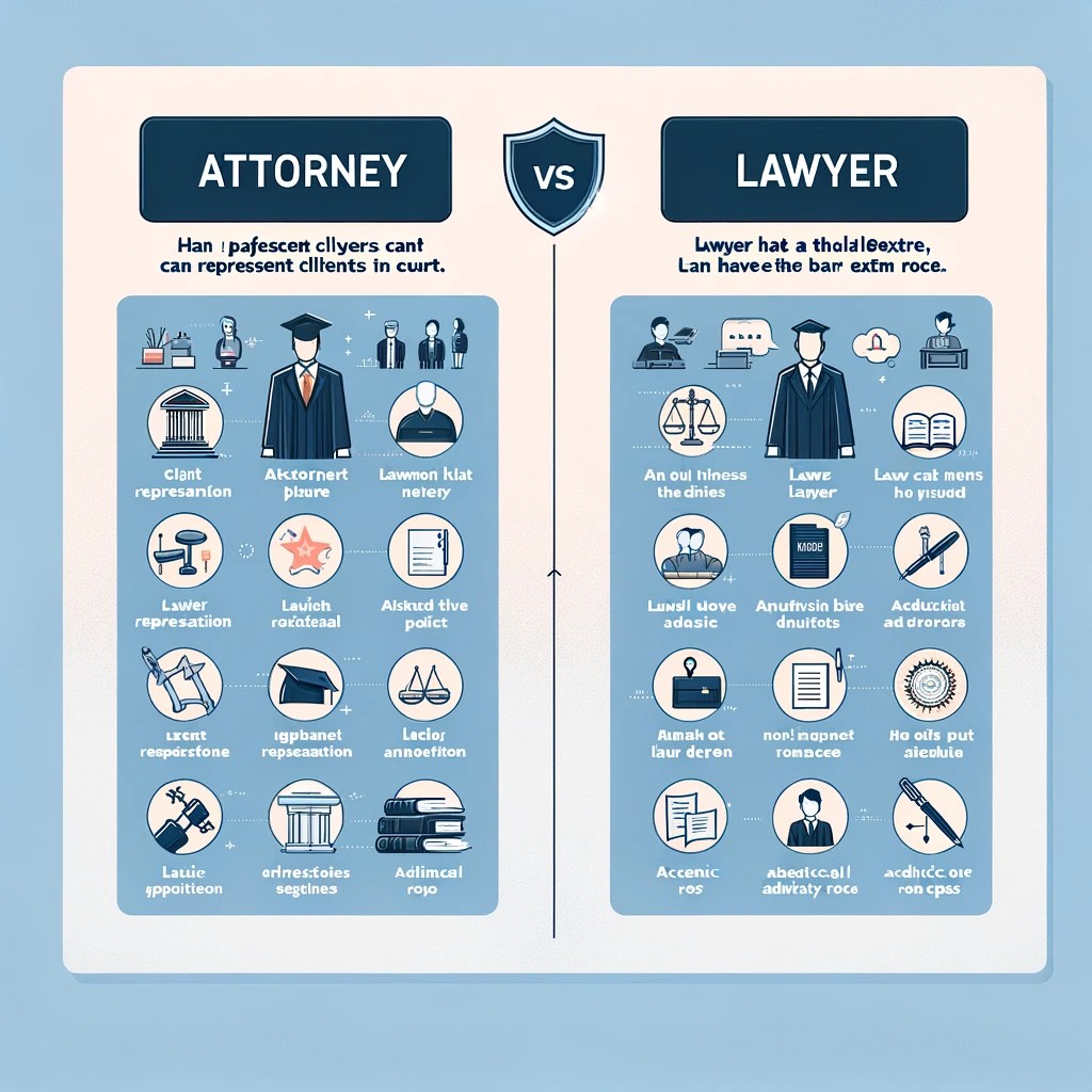 10 Difference Between Attorney And Lawyer Guide Subject