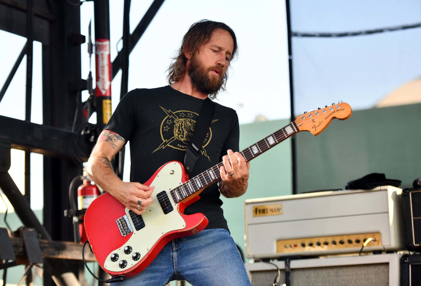 Chris Shiflett's on his P90s "I just fell in love with that guitar all