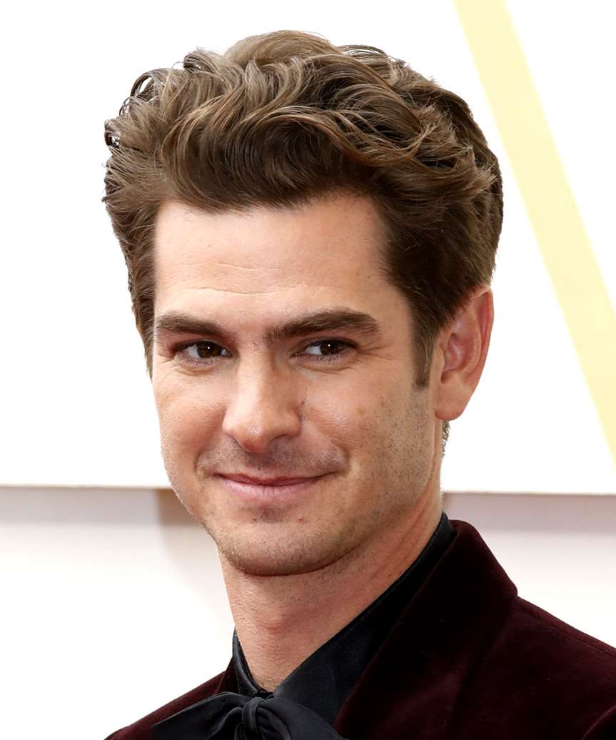 Andrew Garfield Short Wavy Dark Hairstyle