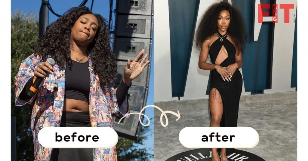 Sza Weight Loss Journey Before and after Transformation