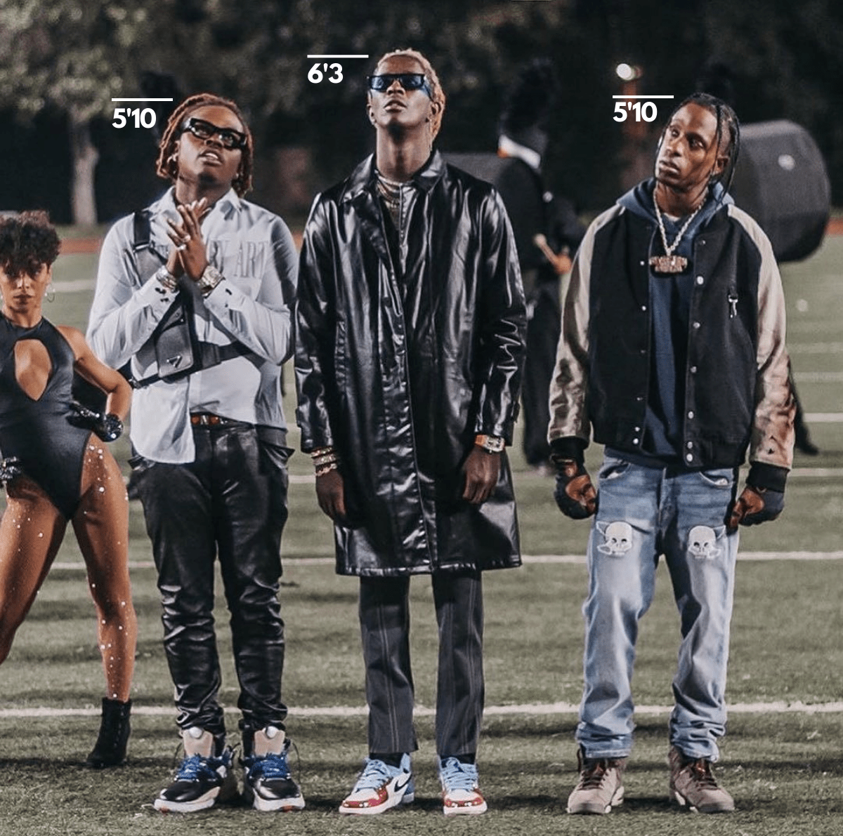 Travis Scott Height (Proof with Visual Comparisons) Heartafact