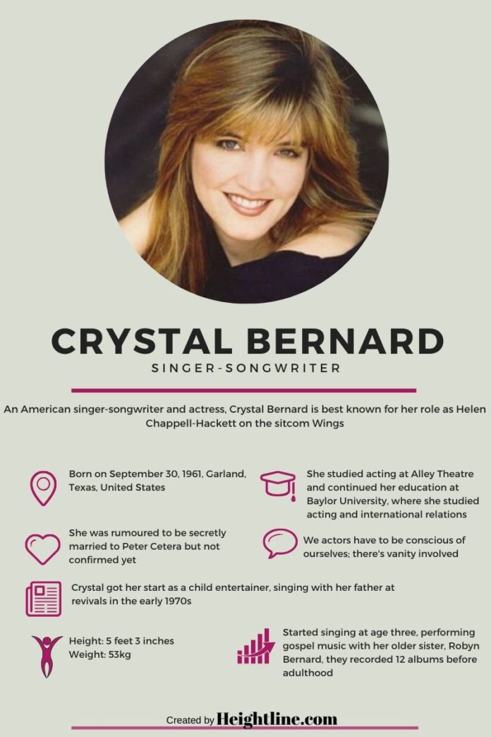 Who is Crystal Bernard and Is She Married or in Relationship?