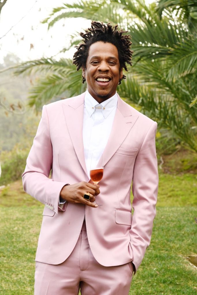 Jay Z Mauve Roc Nation Suit