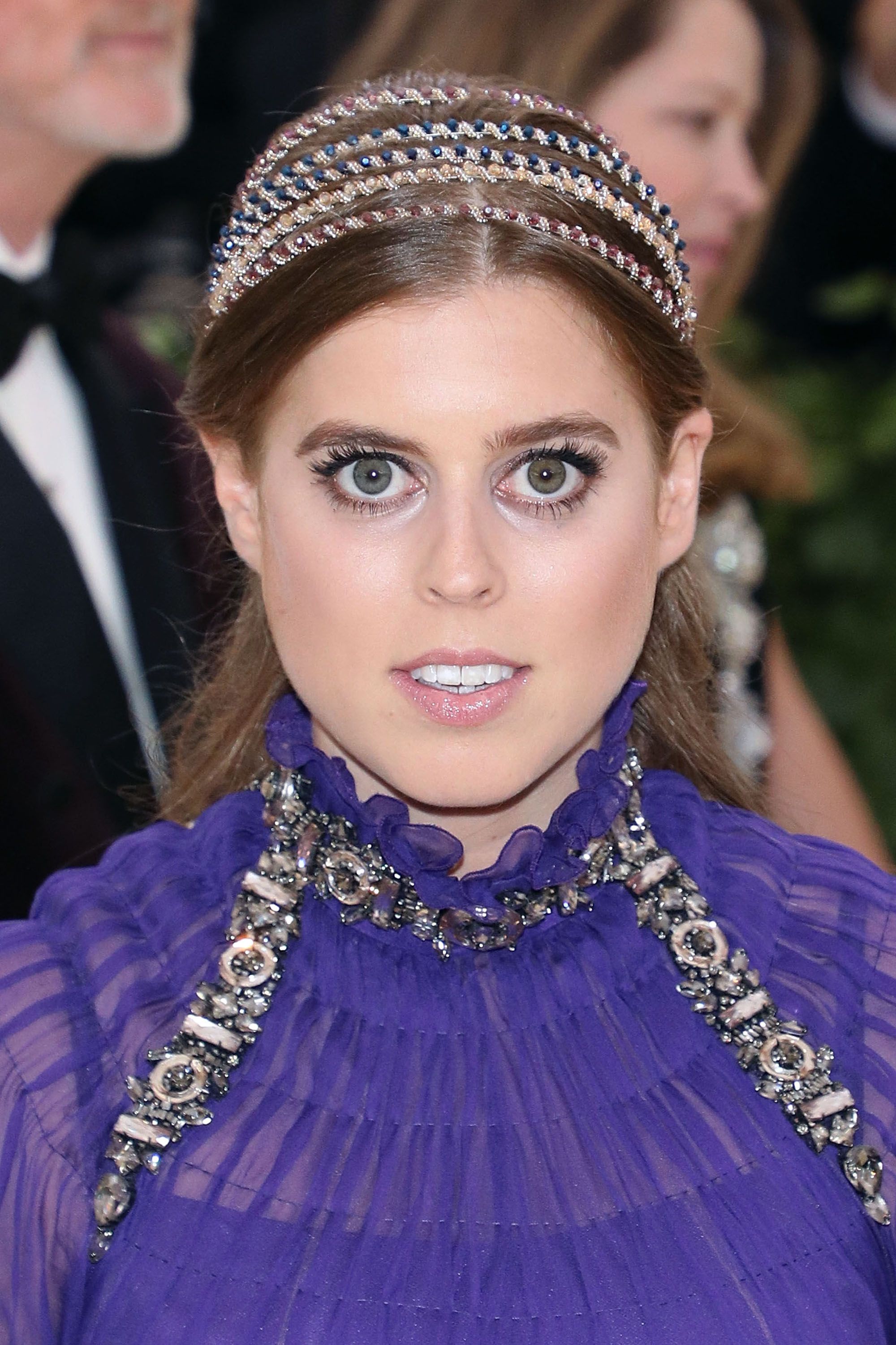 Federico Salon makes hair style for royal Princess Beatrice at Met Gala