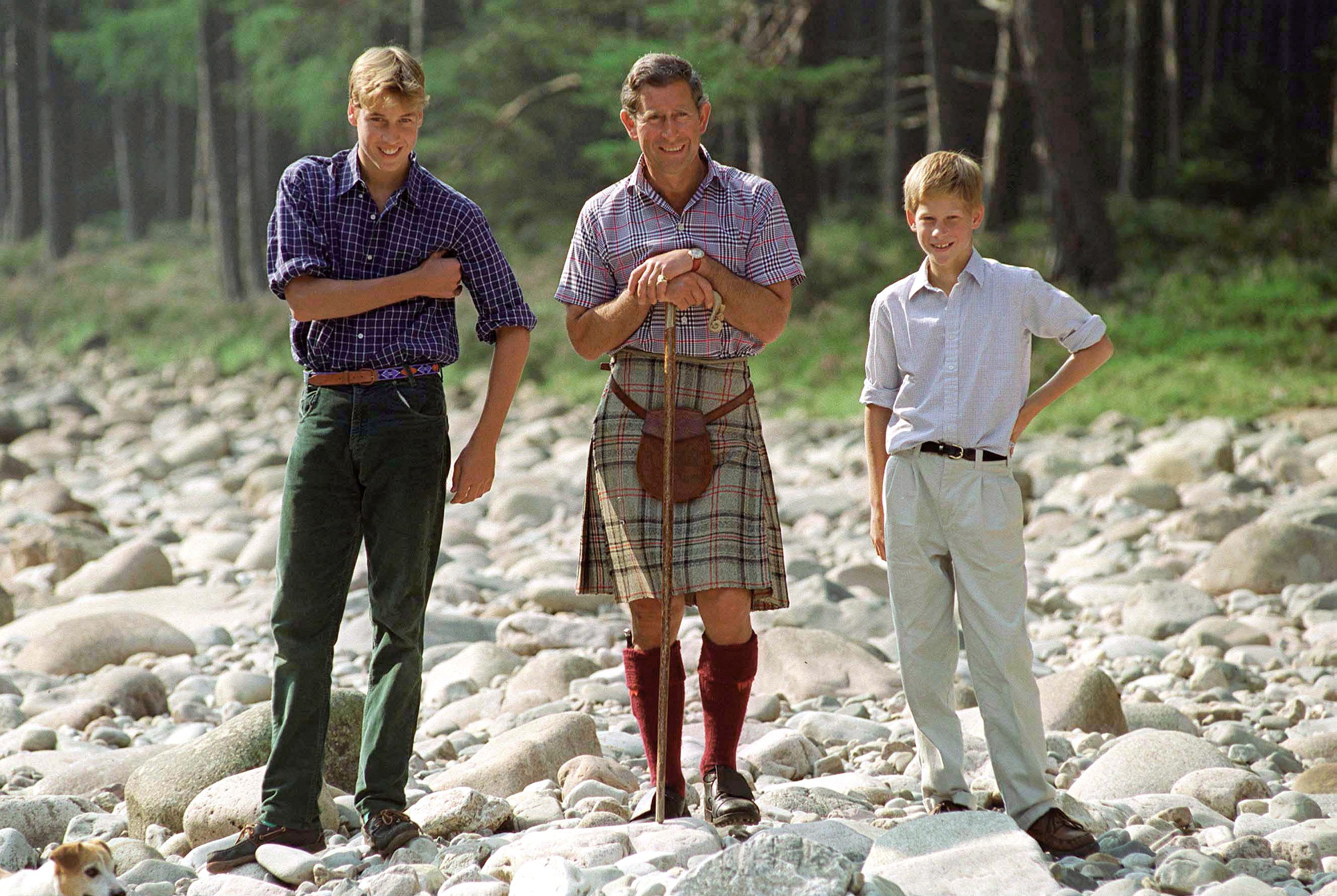 Prince Charles at 70 Princes William and Harry reveal Charles took