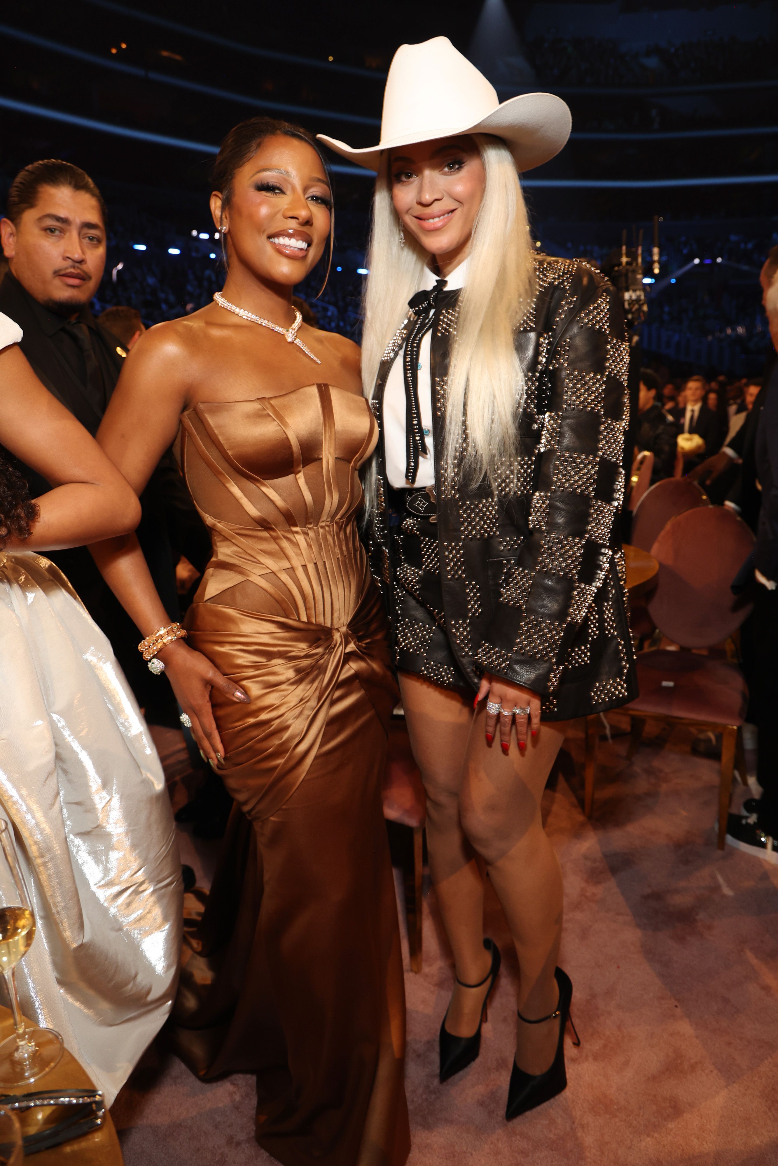 Beyonce Wears Shorts and Cowboy Hat to 2024 Grammys