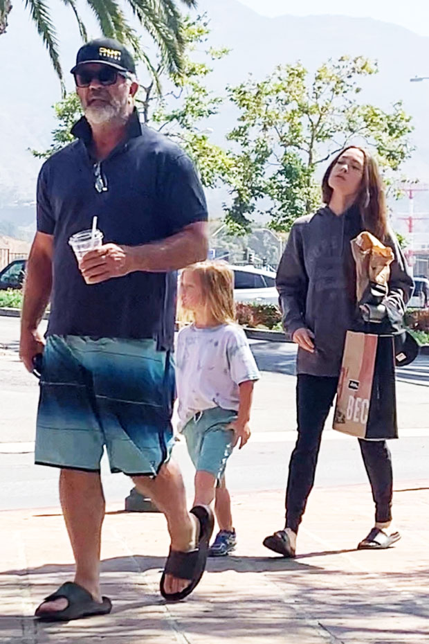 Mel Gibson, Rosalind Ross & Son Lars In Malibu Photos Hollywood Life