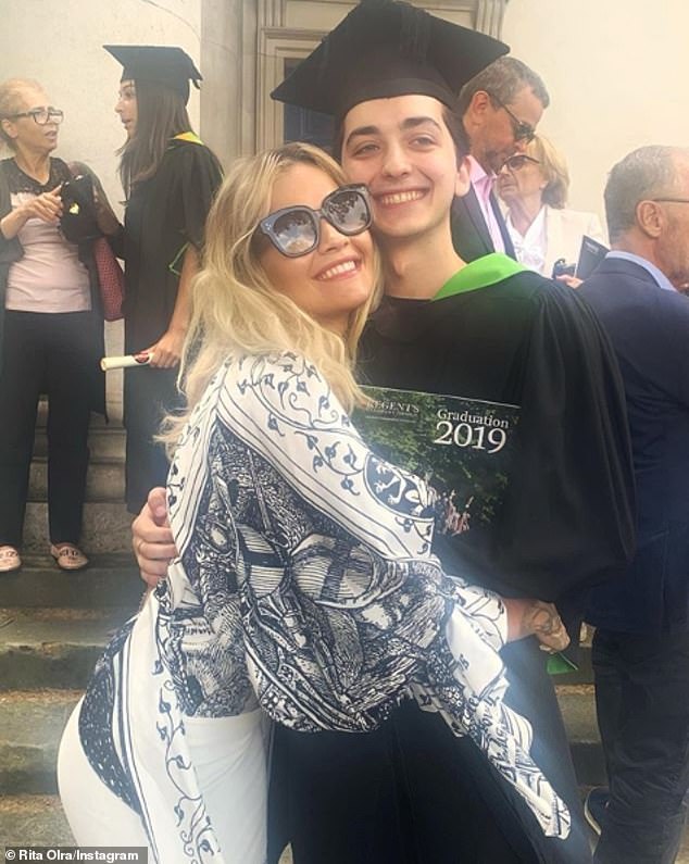 Rita Ora gushes over her younger brother Don as he graduates from