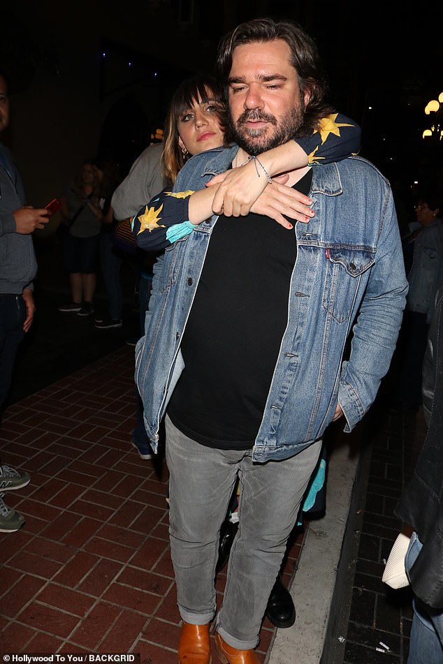 Matt Berry looks worse for wear on a VERY boozy night out in San Diego