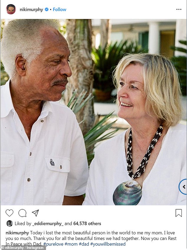 Nicole Murphy reveals her mom has passed away 'Words can't describe