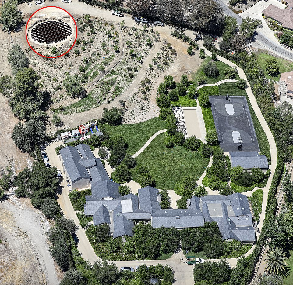 Kim Kardashian builds garden wonderland on 60m compound Daily Mail