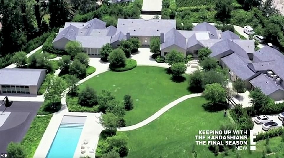 Kim Kardashian builds garden wonderland on 60m compound Daily Mail