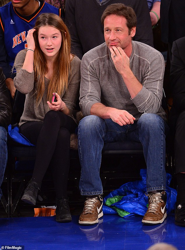 West Duchovny, daughter of David Duchovny and Téa Leoni, attends True