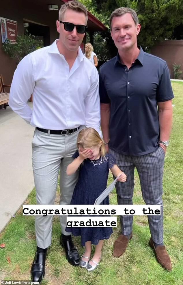 Jeff Lewis and ex Gage Edward come together to attend daughter Monroe's