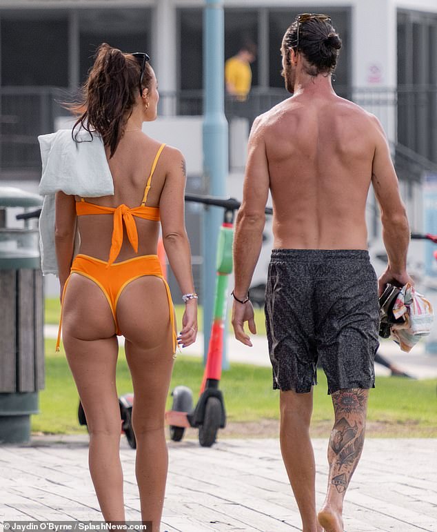 Below Deck beauty Aesha Scott flaunts her incredible curves in a bikini
