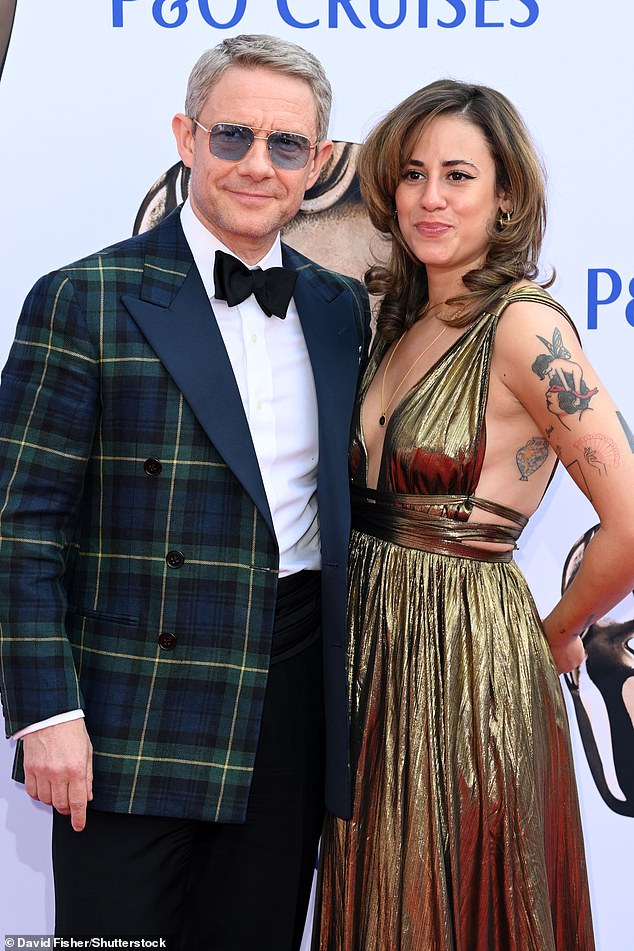 BAFTA TV AWARDS 2023Martin Freeman, 51, joins girlfriend Rachel Mariam